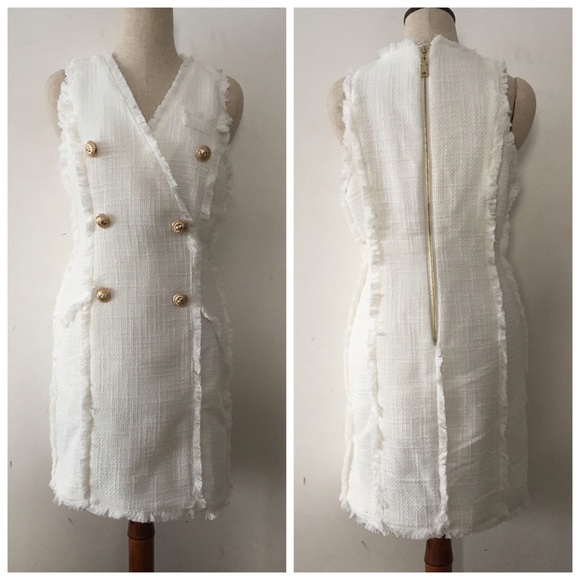 ❤️ The TRAICI Tweed Double Breasted Dress - Picture 5 of 8